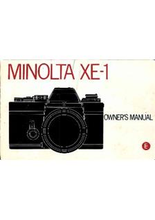 Minolta XE 1 manual. Camera Instructions.